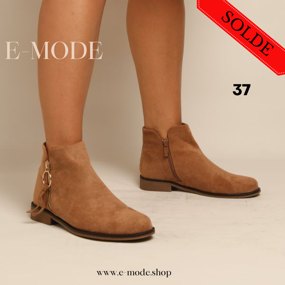 Botinnes Daim-Beige - REF-0770