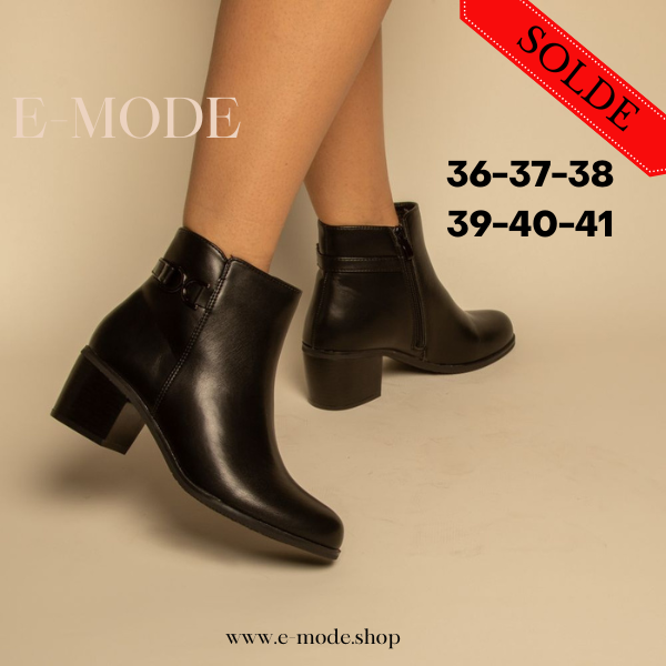 Bottines - Noir - REF-0830